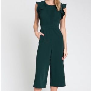 dRA Kaia jumpsuit S Anthropologie emerald green